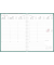 Buchkalender 103116, Nature Line Forest, gr&uuml;n, 1 Woche / 2 Seiten, 15x21cm (A5), 2027