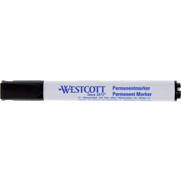 Westcott Permanentmarker E-713005 00, schwarz, 1,5-3mm Rundspitze 4027521533813 Westcott