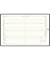 Taschenkalender 660-1020, 660, schwarz, 1 Woche / 2 Seiten, 8,3x10,7cm (A7), 2027