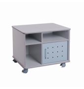 Druckerwagen CE-Fun lichtgrau 75x60x60cm bis 100 kg belastbar