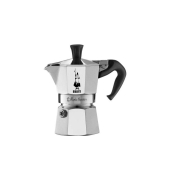 Espressokocher Moka Express 1 0001161, silber, 1 Tasse