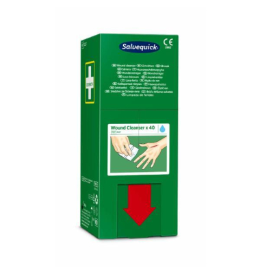 Salvequick Wundreinigungst&uuml;cher 3227, 40 T&uuml;cher a 11 x 12cm