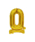 Folienballon Mini Zahl 0 gold