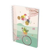 Notizbuch 400154317, farbig sortiert, A5, liniert, 90g, 60 Blatt