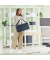 Desk Sharing Tasche Stoff samtgrau