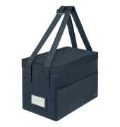 Desk Sharing Tasche Stoff samtgrau