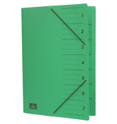 Sammelmappe Color 4615-5, A4 gr&uuml;n, 3,5cm F&uuml;llh&ouml;he, Karton 380g