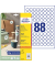Etiketten 6222-10, wei&szlig;, &Oslash;20mm, rund