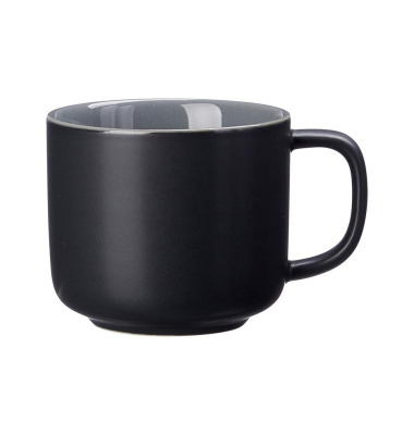 Kaffee-Obertasse 240ml 6ST schwarz