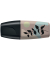 Textmarker 07/193-11, warmgrau, 2+5mm 