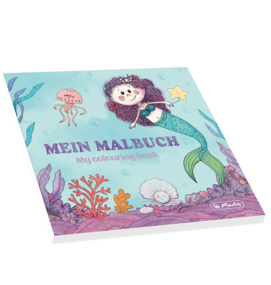 Malblock 20x20cm Meerjungfrau