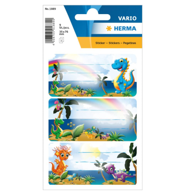 Schuletikette Dinos