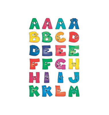 Etiketten Buchst.A-Z bunt