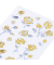 Sticker Edelrosen gold-silber