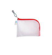 Rei&szlig;verschlusstasche A6 19x14cm rot