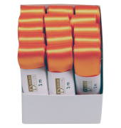 Doppelsatinband 1172025401503, ohne, 25mm x 3m, orange
