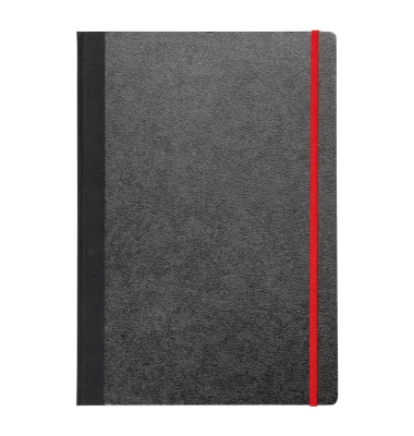 Notizbuch 26043-04, schwarz, A4, kariert, 70g, 96 Blatt / 192 Seiten