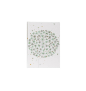 Notizbuch 64 381, gentle Flower, mehrfarbig, A5, blanko, 100g, 100 Blatt / 200 Seiten