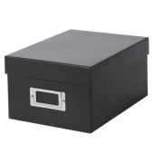 Fotobox 85 979, mit Deckel, au&szlig;en 16x21,5x11cm schwarz