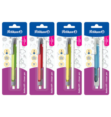 Radierstift +Refill sortiert