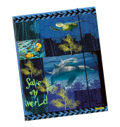 Gummizugmappe Save My World 07913/6, A3 mehrfarbig Karton, mit 3 Einschlagklappen