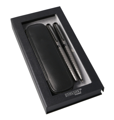 Schreibger&auml;teset m.Etui Eleganza titan