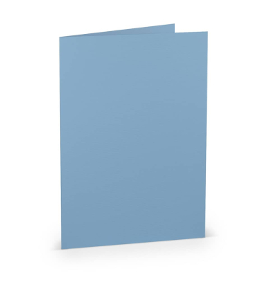 Briefkarten 16401035 A5 220g dunkelblau