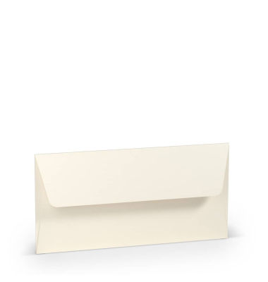 Briefumschlag 16400212, DIN lang, nassklebend, 100g, ivory