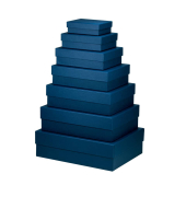Geschenkkarton Boxline navy