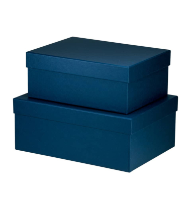 Geschenkkarton Boxline navy