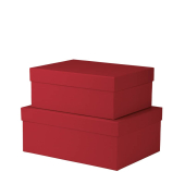 Geschenkkarton Boxline rot