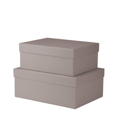 Geschenkkarton Boxline taupe