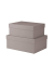 Geschenkkarton Boxline taupe