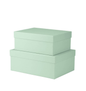 Geschenkkarton Boxline mint