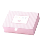 Aufbewahrungskarton Baby Girl rosa