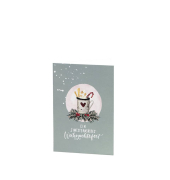 Weihnachtlicher  Briefkarte X-Mas