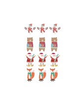 Weihnachtsetikett