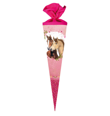 Schult&uuml;te 5702872, rosa/blau, Tiere, rund