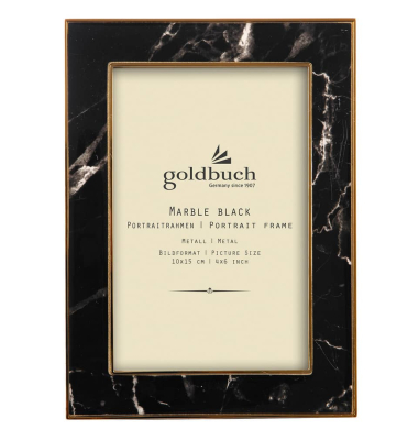 Bilderrahmen Marble schwarz