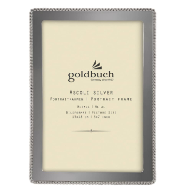 Bilderrahmen Ascoli silber