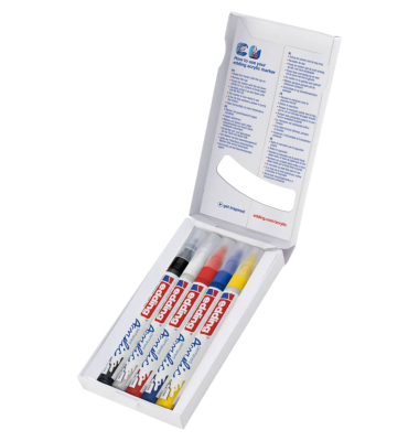 Acrylmarkeretui 5ST 1-2mm sortiert