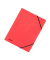 Eckspannmappe 44204 rot Karton 390g