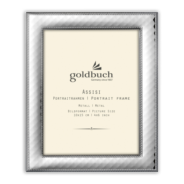 Goldbuch B1 8646W Bilderrahmen Assisi white 10x15cm  Metall 8056697701975 Goldbuch
