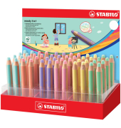 Aquarellfarbstift Woody Pastell sortiert