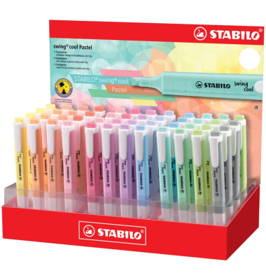 Textmarker Swing Cool Pastell sortiert