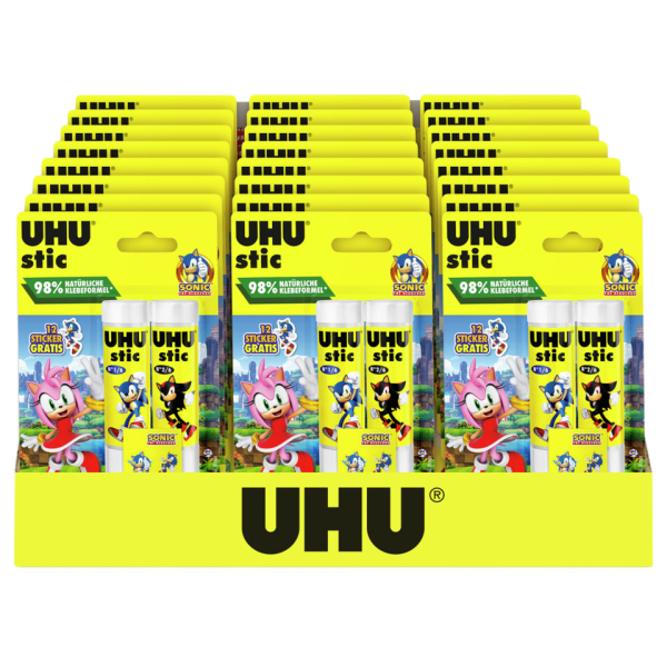24 Stück UHU Klebestift 7006051/ 9000332  UHU 2 Stück