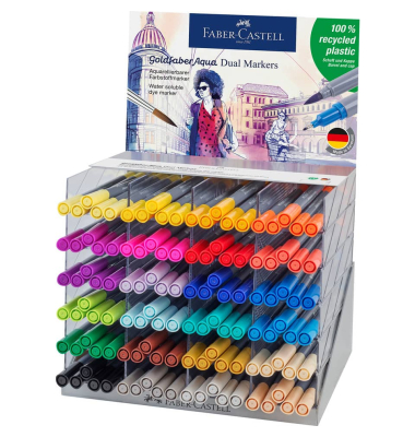 Dualmarker Goldfaber sortiert