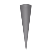 Bastel-Schult&uuml;te 97 961, steingrau, 70cm, rund