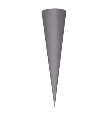 Bastel-Schult&uuml;te 97 961, steingrau, 70cm, rund