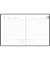 Taschenkalender 660-1020, 660, schwarz, 1 Woche / 2 Seiten, 8,3x10,7cm (A7), 2027
